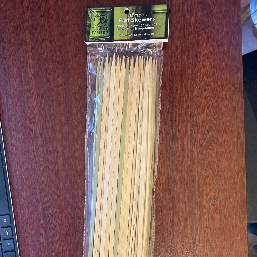 Bamboo Flat Skewers 100pcs